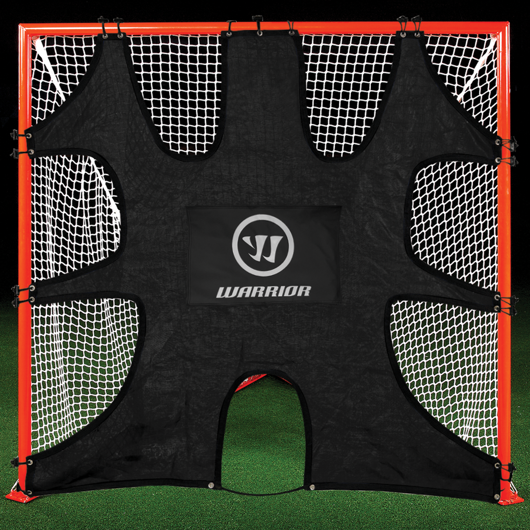Krusader Hockey/Lacrosse Shooting Target (2 Pack) - 8x8 Inch Polypropylene With Quick-Release Straps